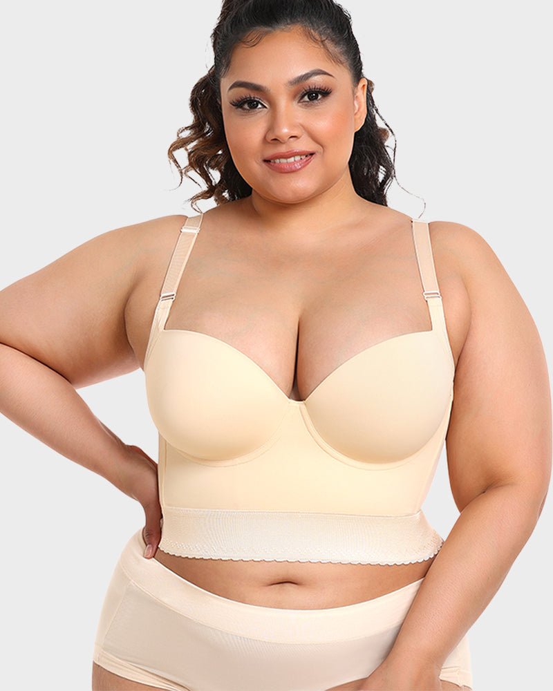 ContourFit™ Longline Push-Up Bra with Integrated Shapewear