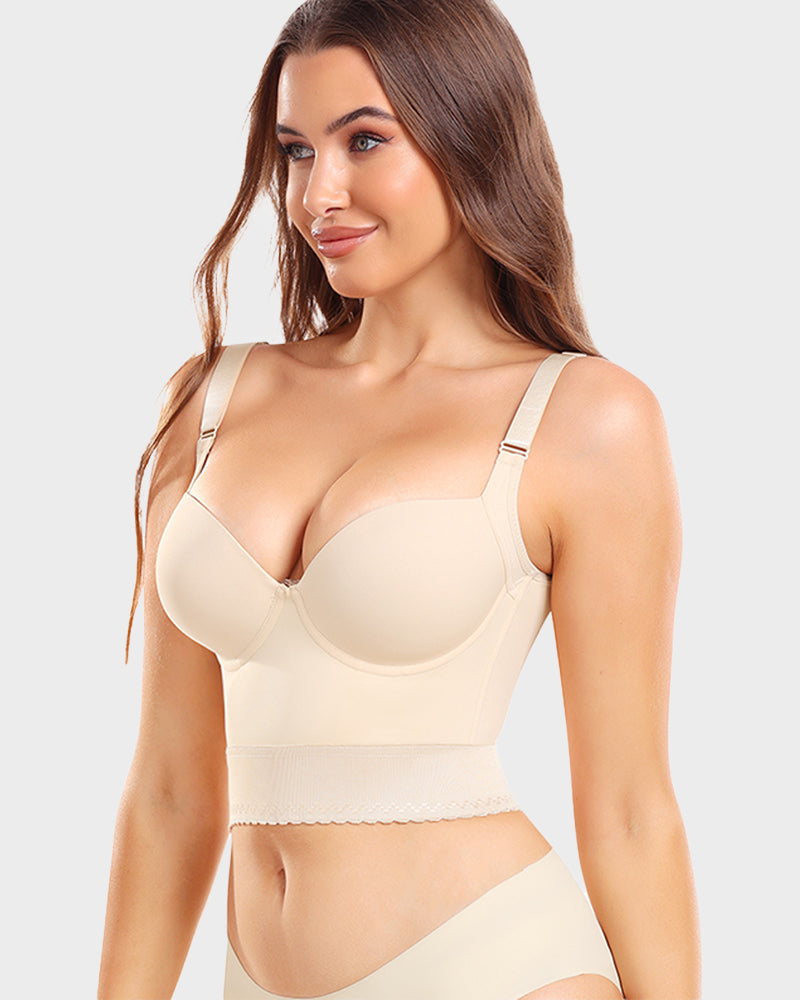 ContourFit™ Longline Push-Up Bra with Integrated Shapewear