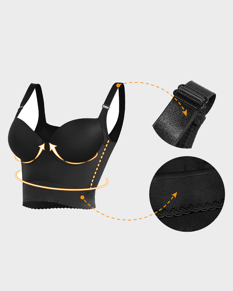 ContourFit™ Longline Push-Up Bra with Integrated Shapewear