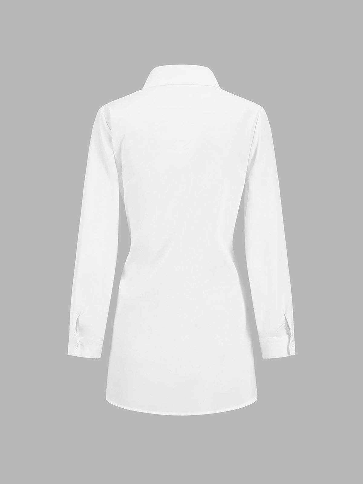 Monroe | Women's Long Sleeve Button-Down Blouse with Tie Waist
