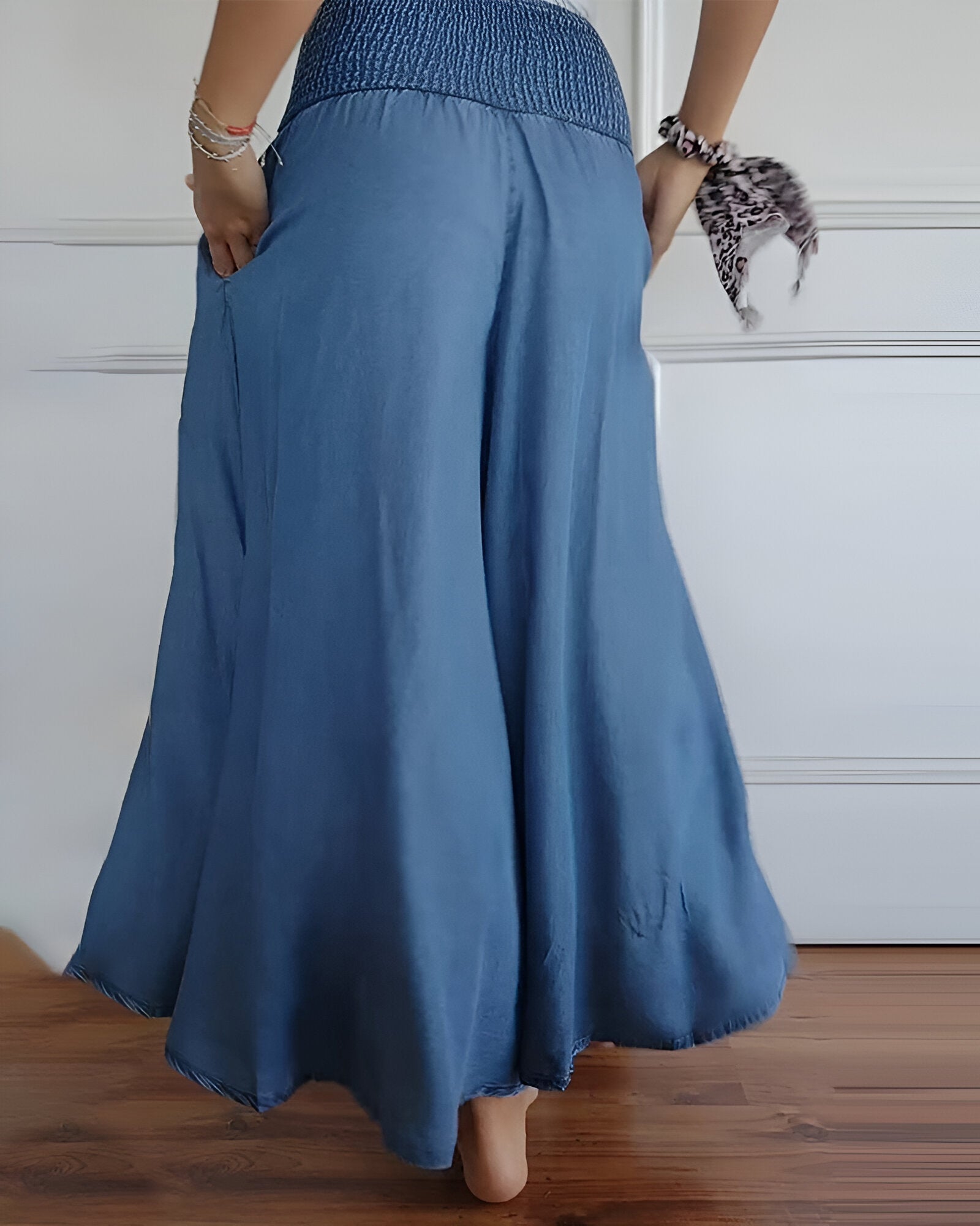 Lorraine™ | Relaxed Fit Pants with Stretchy Waistband