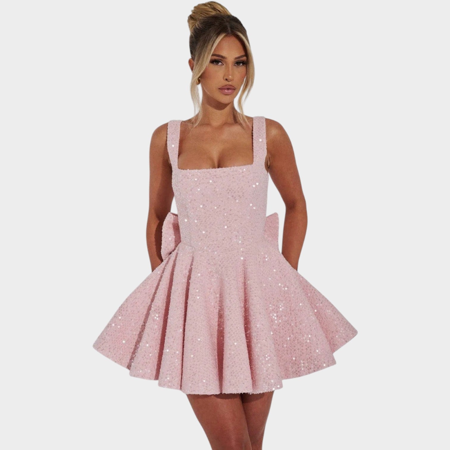 Cocktail Sequin Mini Dress