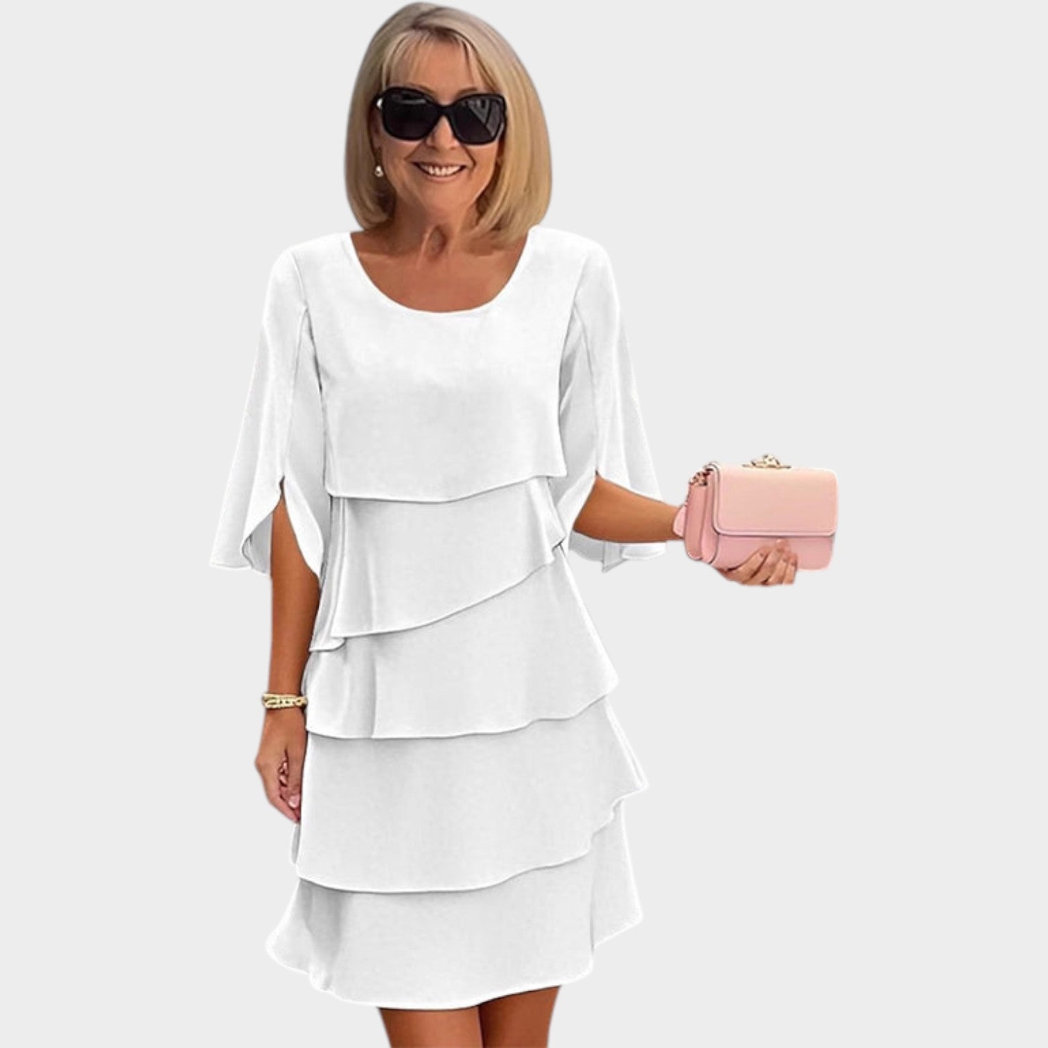 Tiered Mini Dress