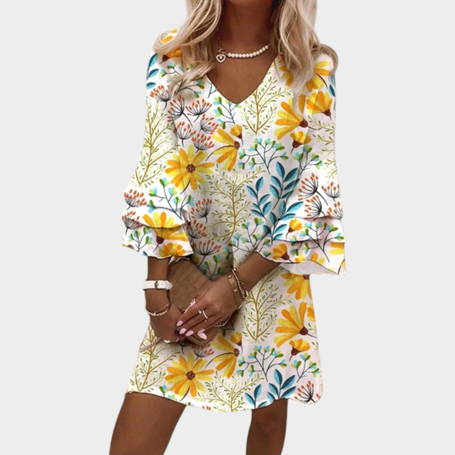 Printed Summer Mini Dress