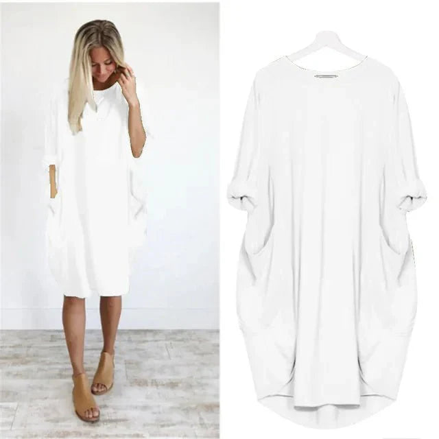 Gina™ | Chic Pocket Dress