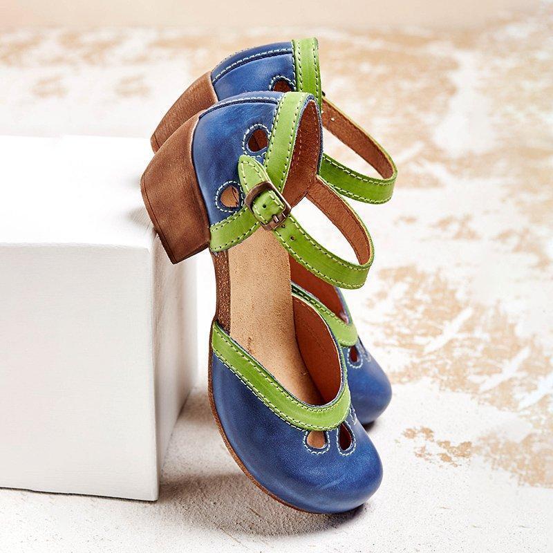 Charlotte | Women's Low Heel Orthopedic Flat Sandals