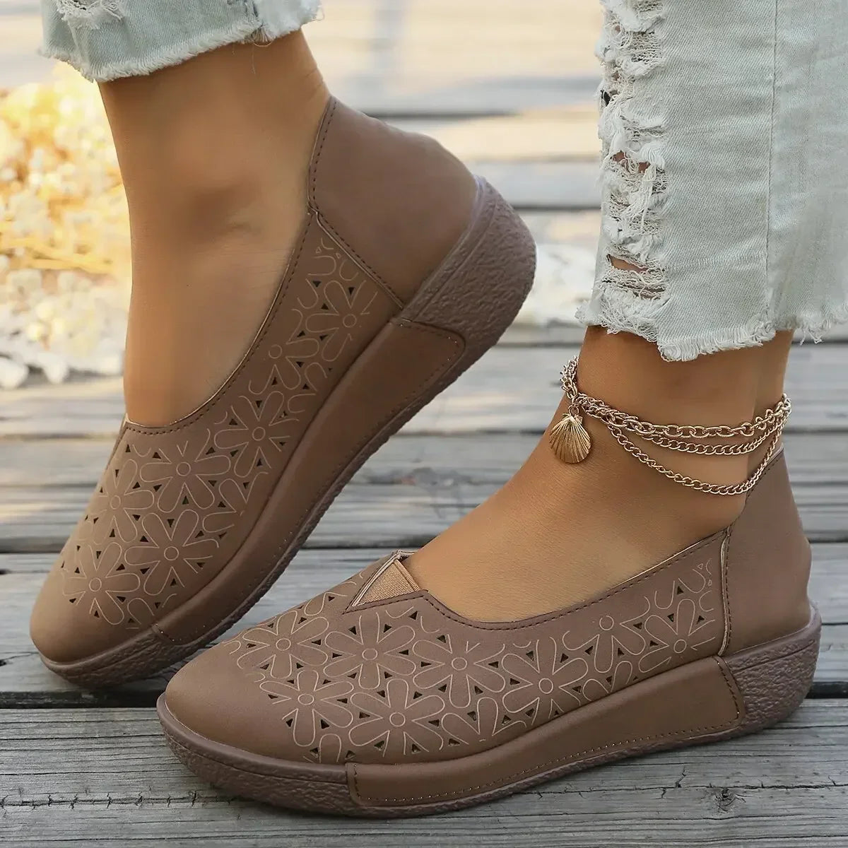 Delphine | Women's Slip-On Platform Loafers
