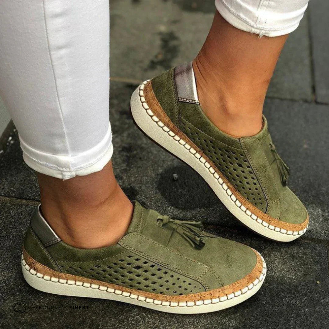 Cassandra | Women's Comfortable Orthopedic Slip-On Walking Sneakers