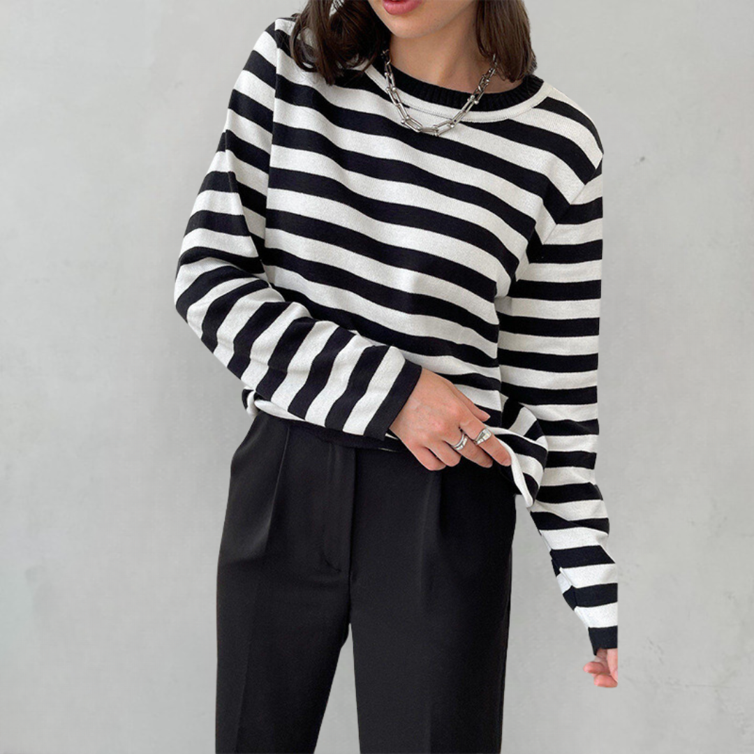 Dana™ | Chic Striped Summer Tee