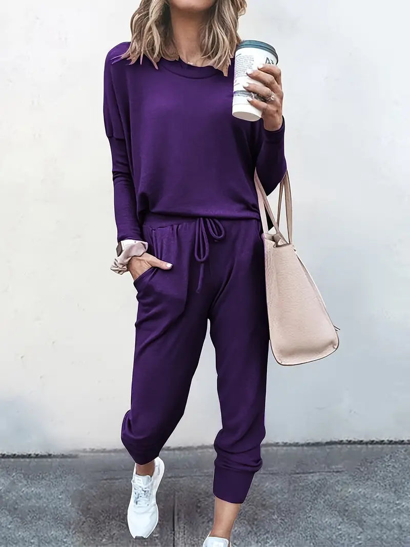 Nylie™ | Cozy Relaxed Jogger Lounge Ensemble
