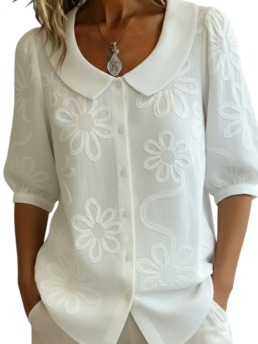 Floral Button Up Blouse