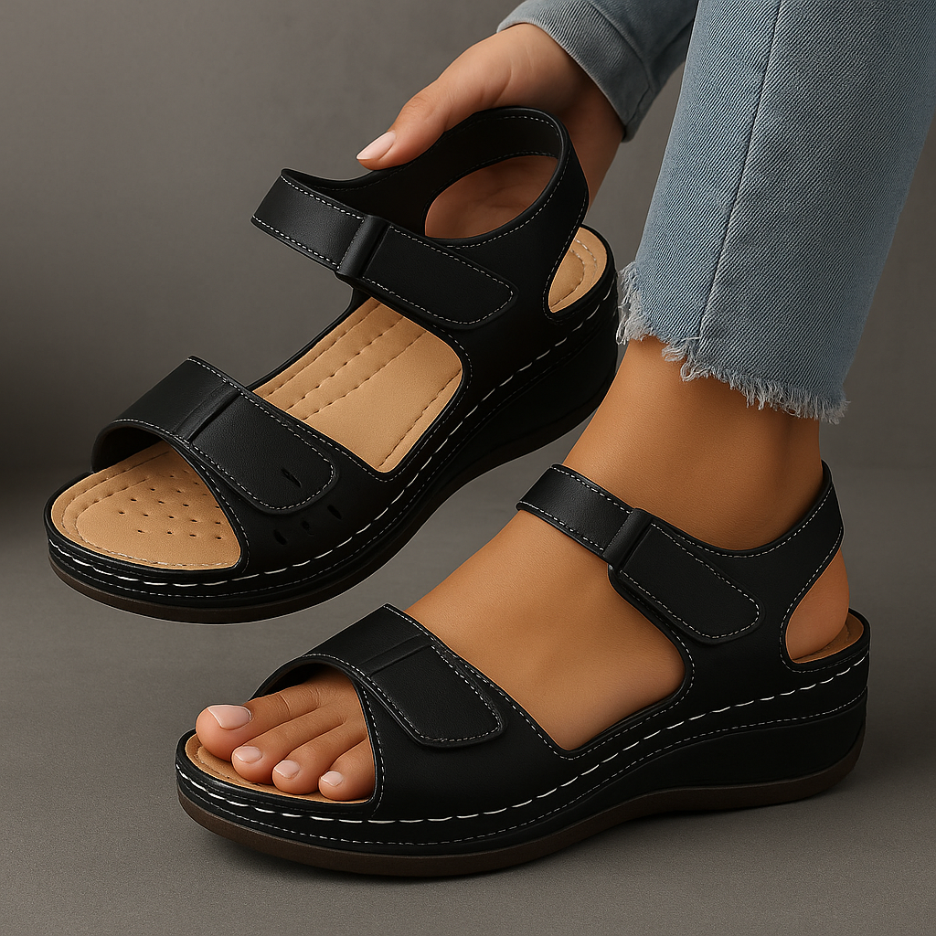 Nina™ | Wedge Heel Orthopedic Sandals