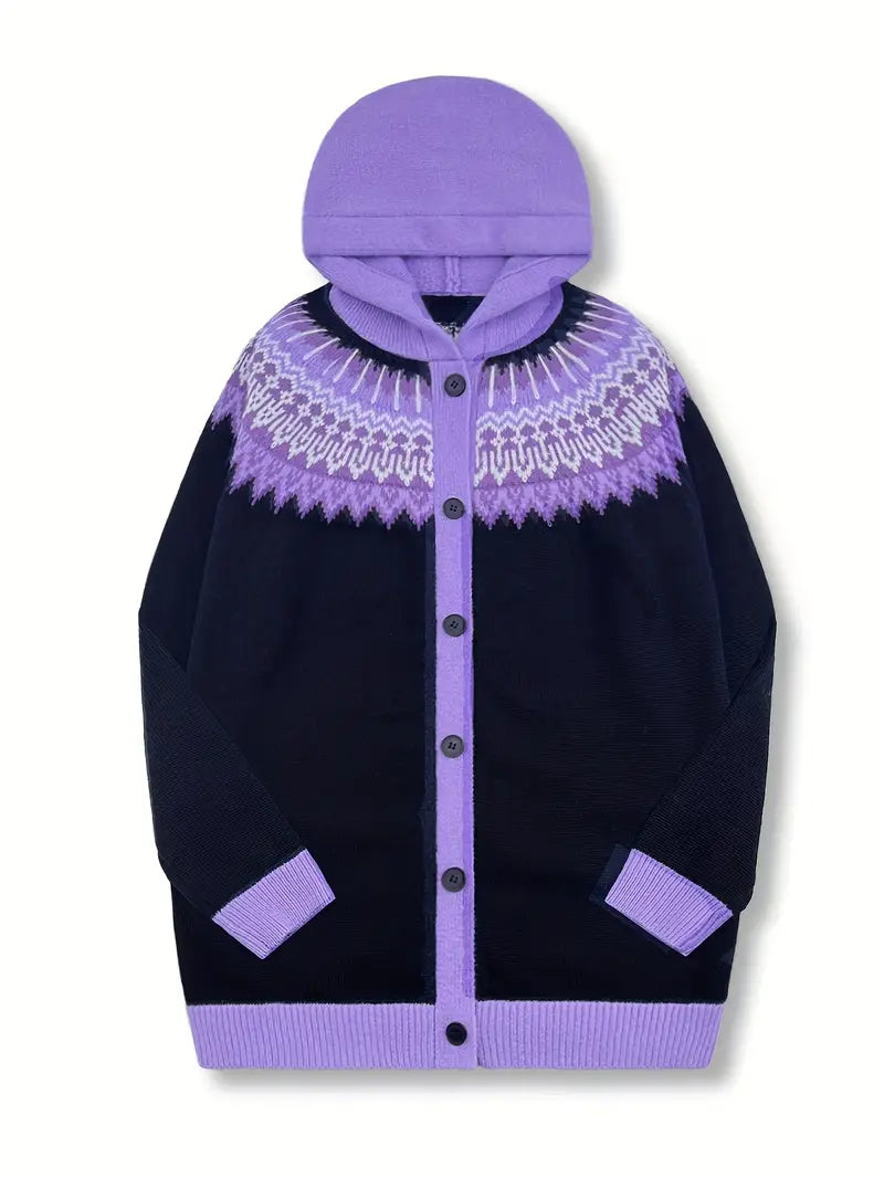 Adeline™ | Relaxed Fit Hooded Cardigan