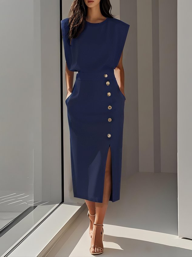 Aspen™ | Effortlessly Chic Midi Dress