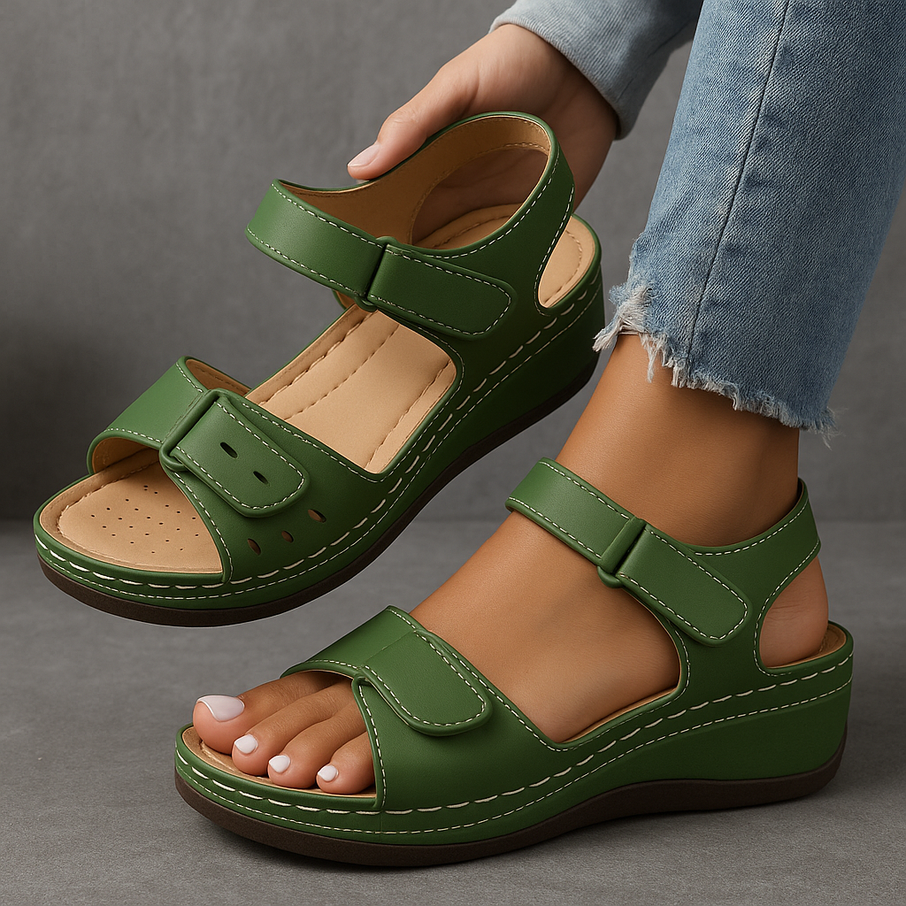 Nina™ | Wedge Heel Orthopedic Sandals