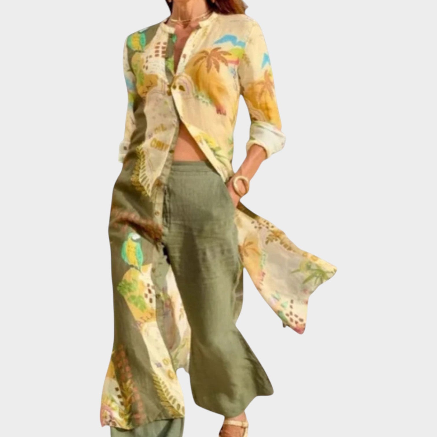 Boho Tropical Three Piece Matching Set