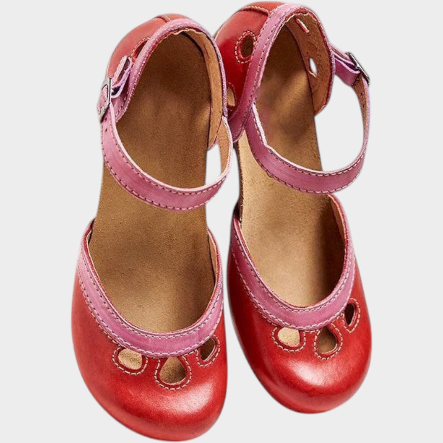 Leather Vintage Strap Sandals
