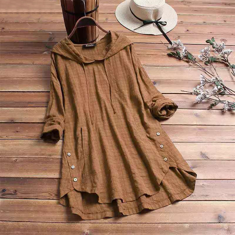 Amara™ Plaid Cozy Hoodie Dress