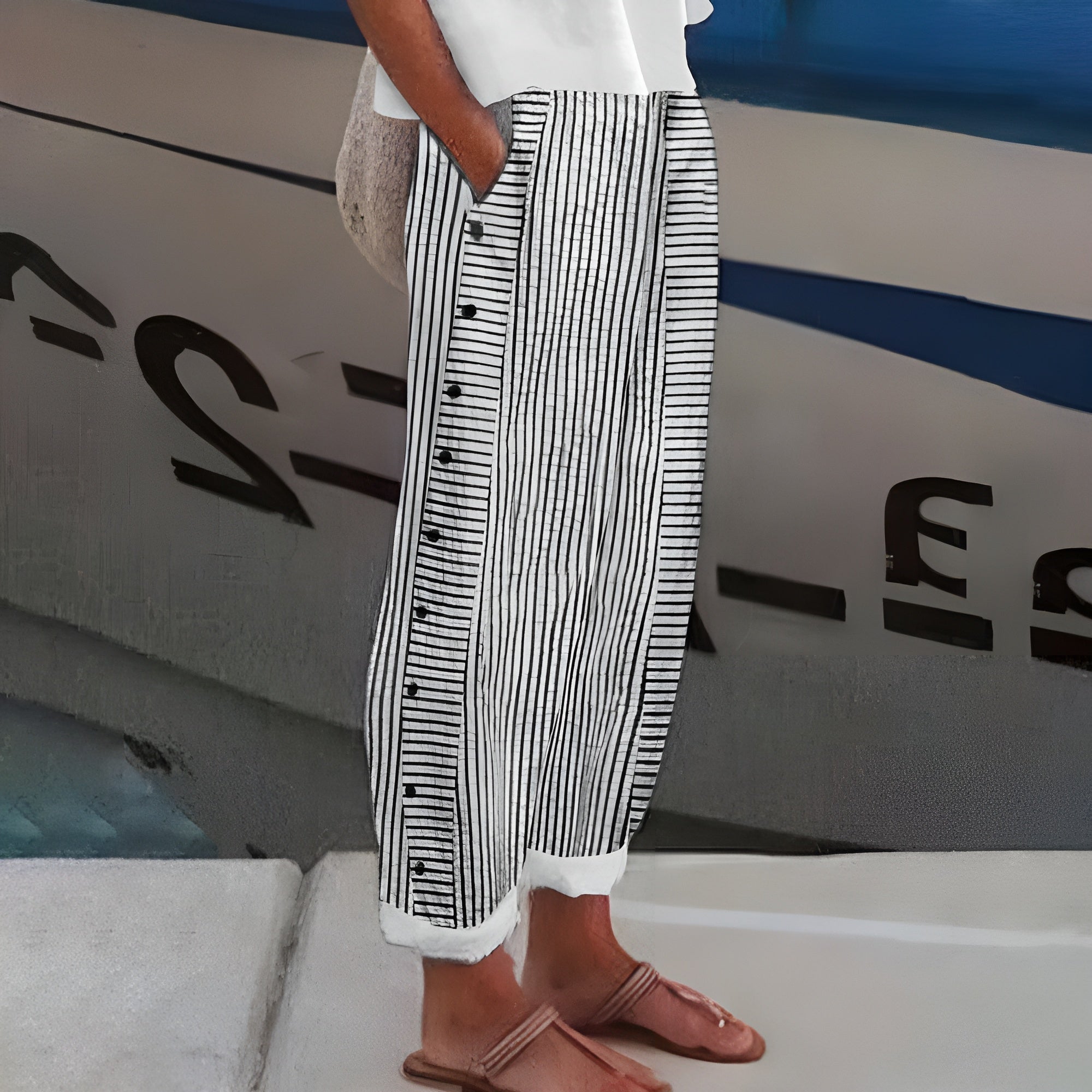 Barbara™ | Cozy Pants Featuring Convenient Side Pockets