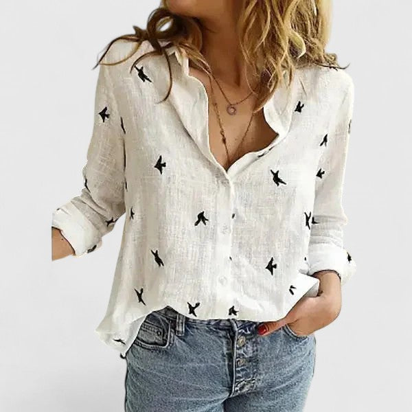 Long Sleeve Floral Shirt