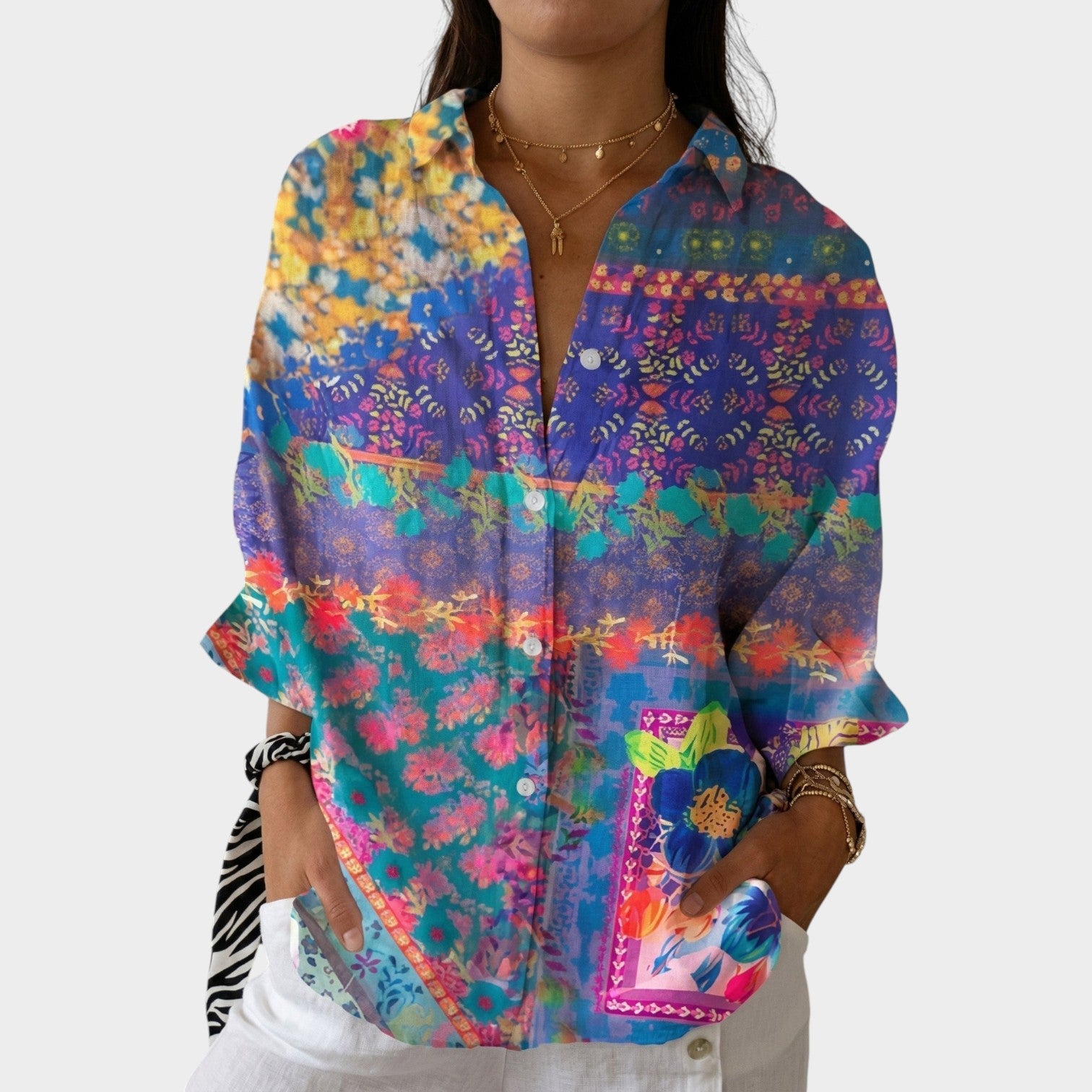 Floral Button Up Shirt