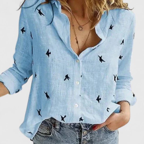 Long Sleeve Floral Shirt