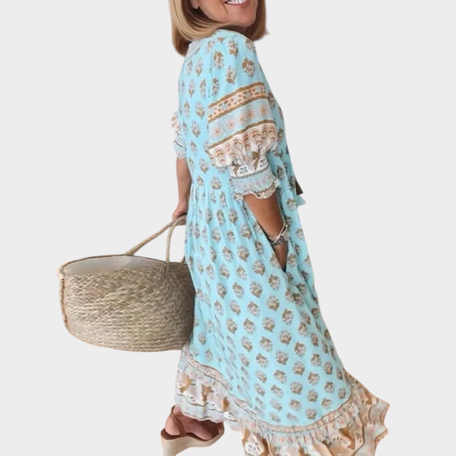 Floral Boho Maxi Dress