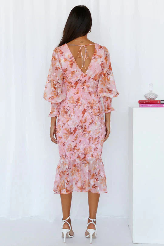 Julia | Floral Evening Dress for Women - Perfect for Wedding Guests