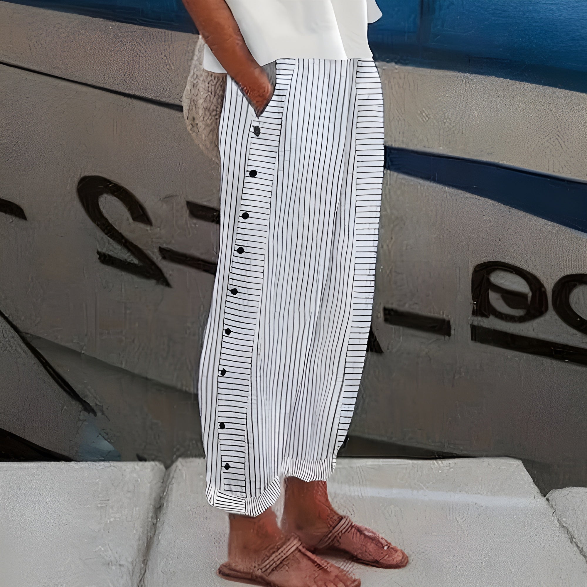 Barbara™ | Cozy Pants Featuring Convenient Side Pockets