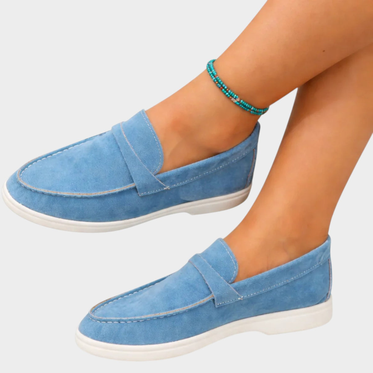 Women’s Loafers Casual Slip-On Penny Strap Flat Sole