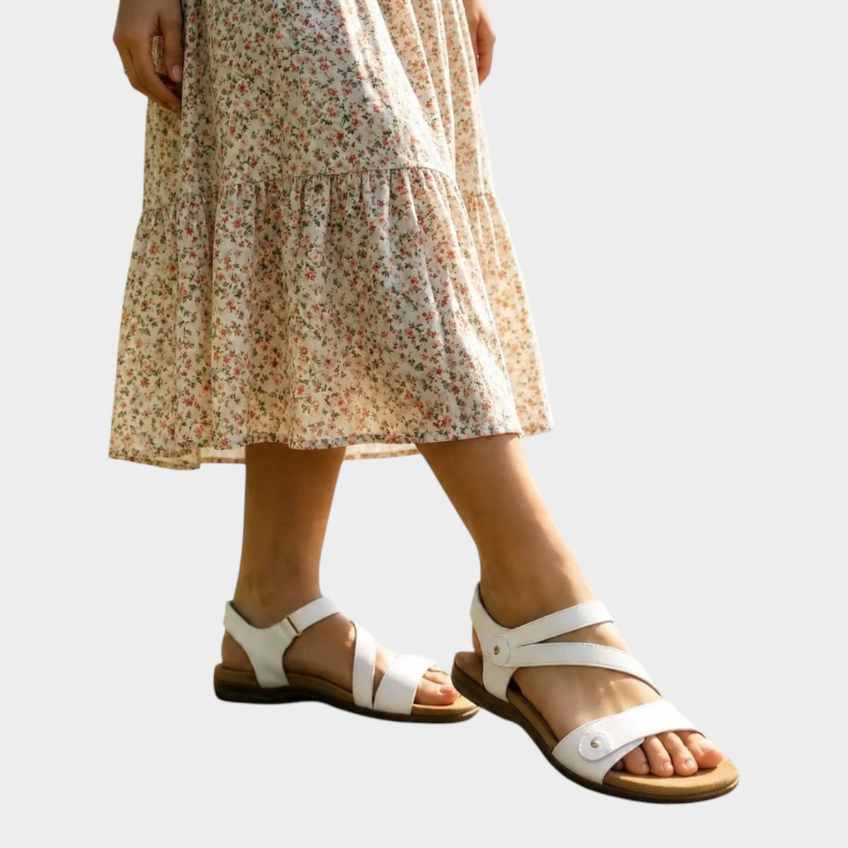Women’s Orthopedic Sandals Ergonomic Footbed Adjustable Straps Cushioned Sole