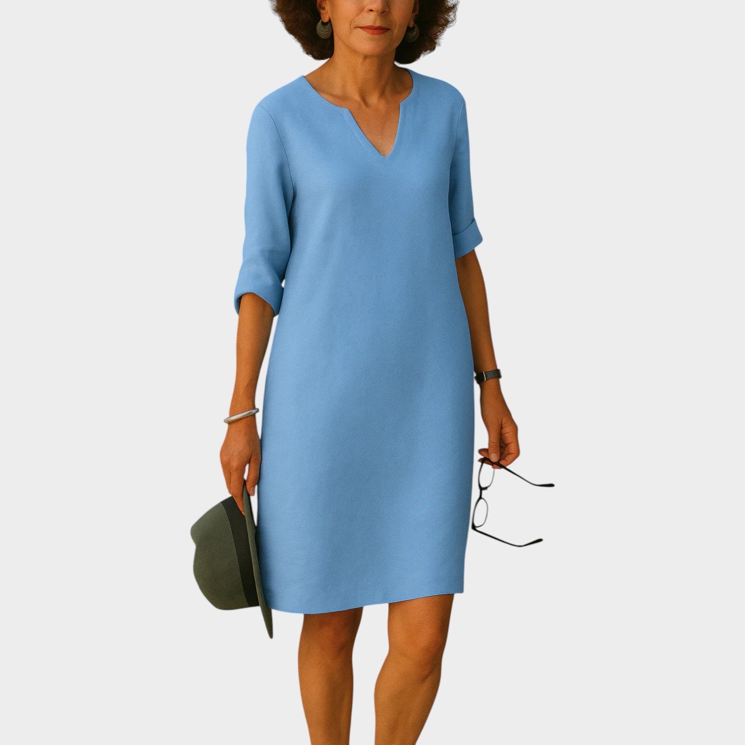 Summer Mini Shirt Dress