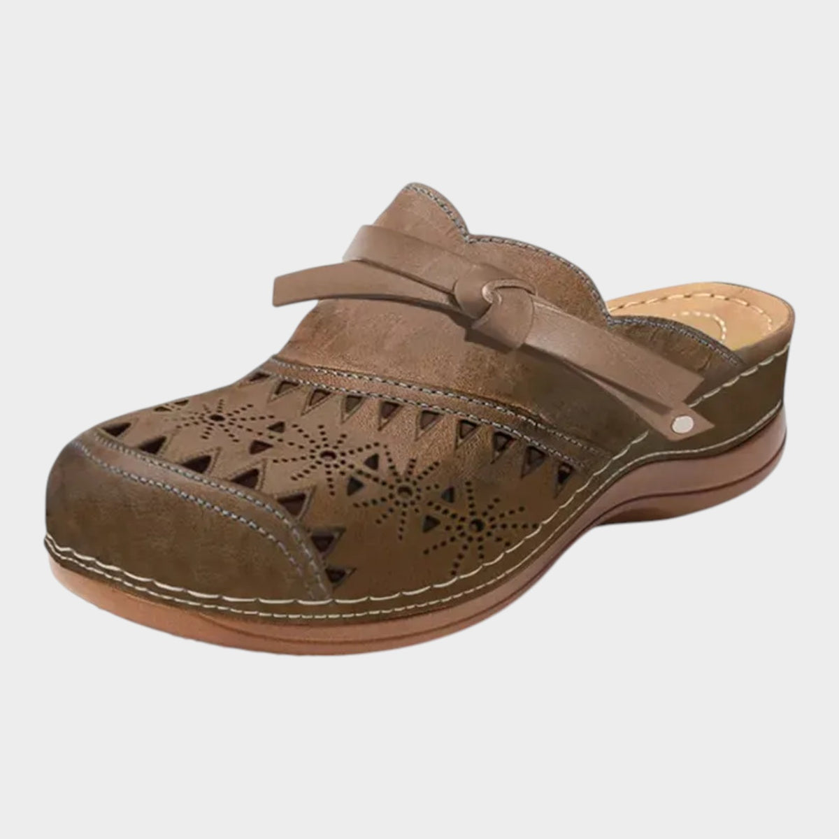 Women’s Clogs Orthopedic Insole Memory Foam Adjustable Fit