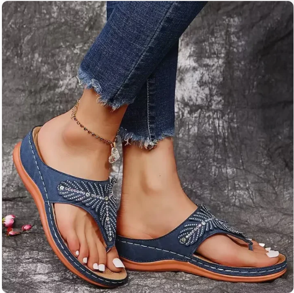 Isadora | Women's Decorative Flip Flop Sandals