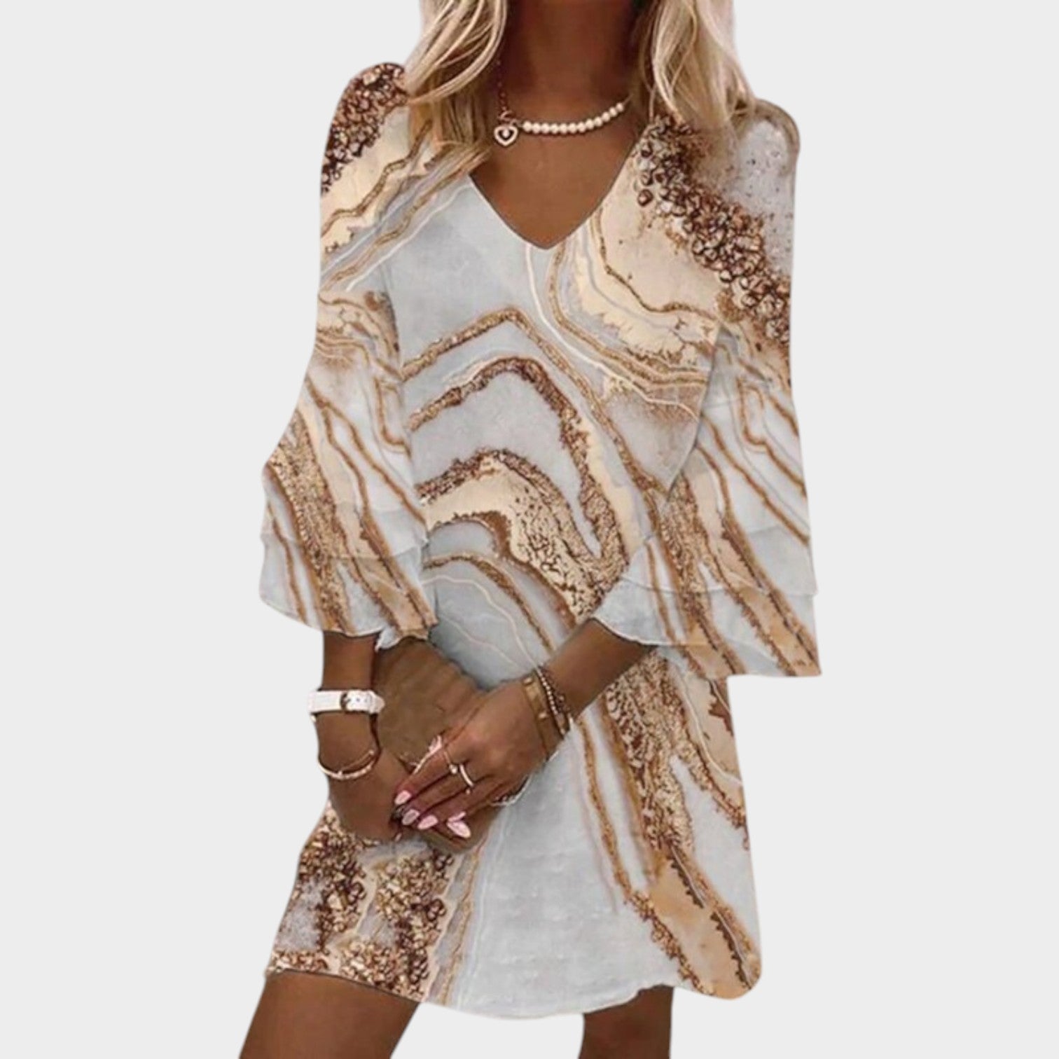 Printed Summer Mini Dress
