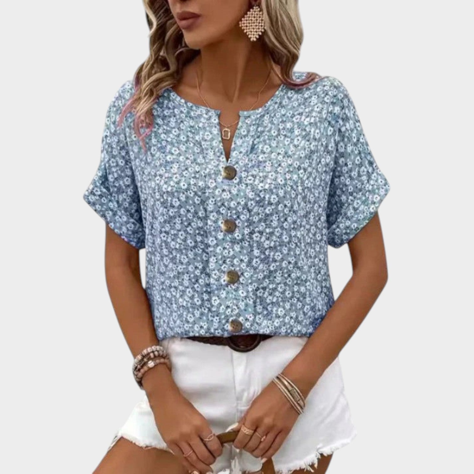 Floral Button Up Shirt