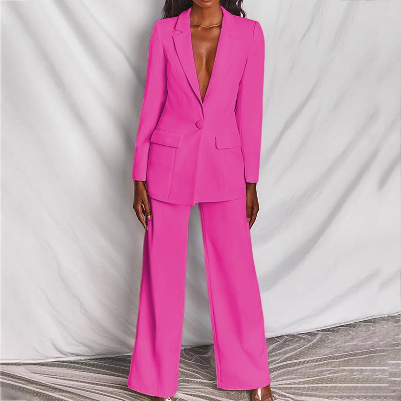 Leotine™ | Stylish Blazer and Trousers Ensemble
