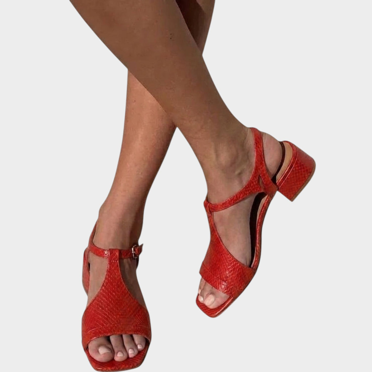 Women's Dress Sandals Metallic Finish Open Toe