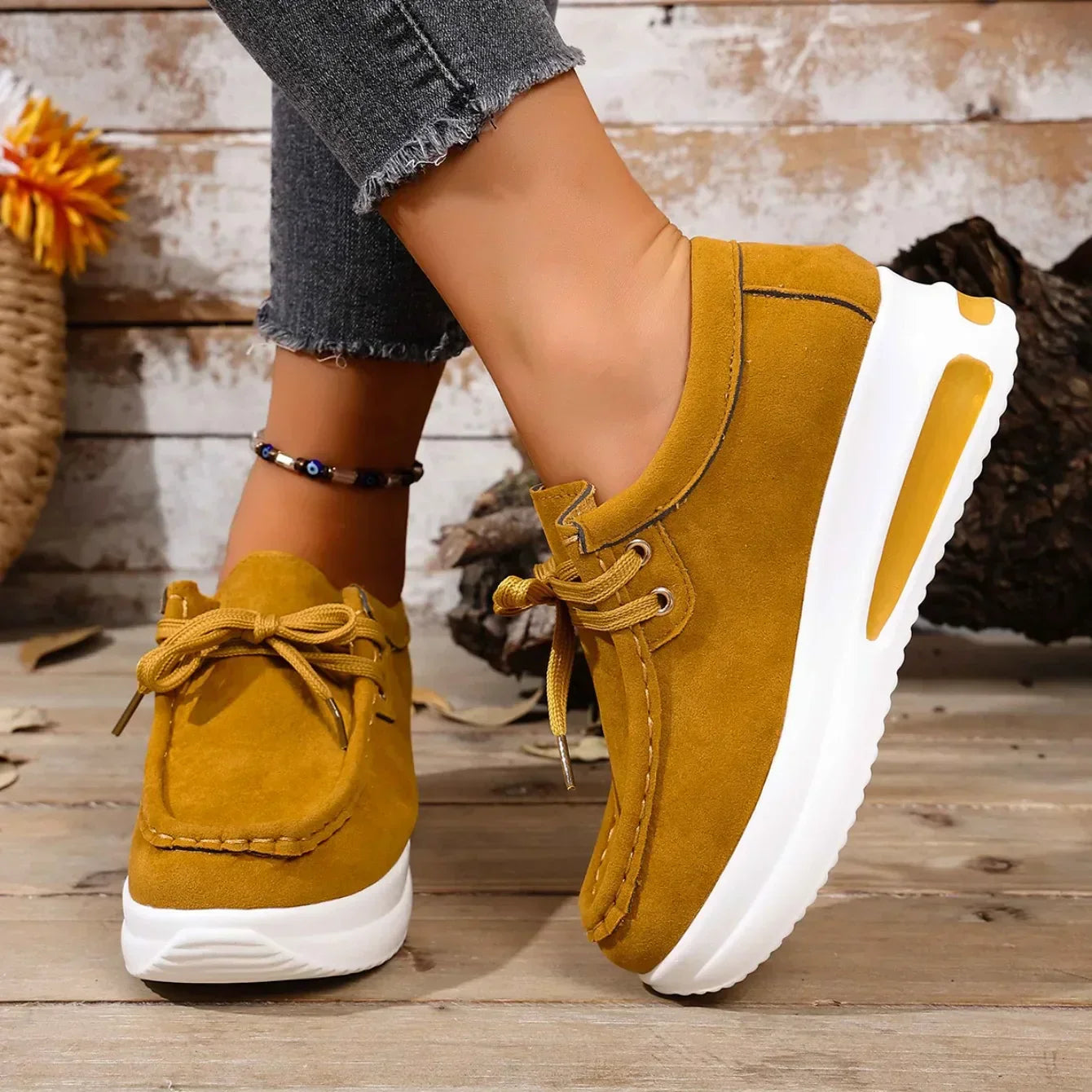 Nadia | Women's Lace-Up Platform Sneakers