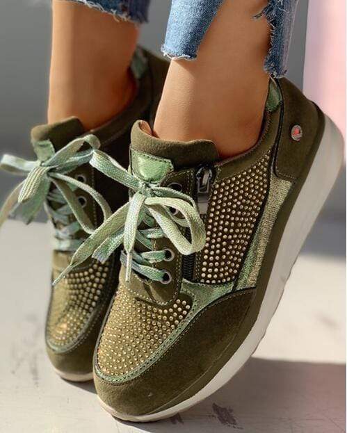 Nora | Women's Lace-Up Platform Sneakers