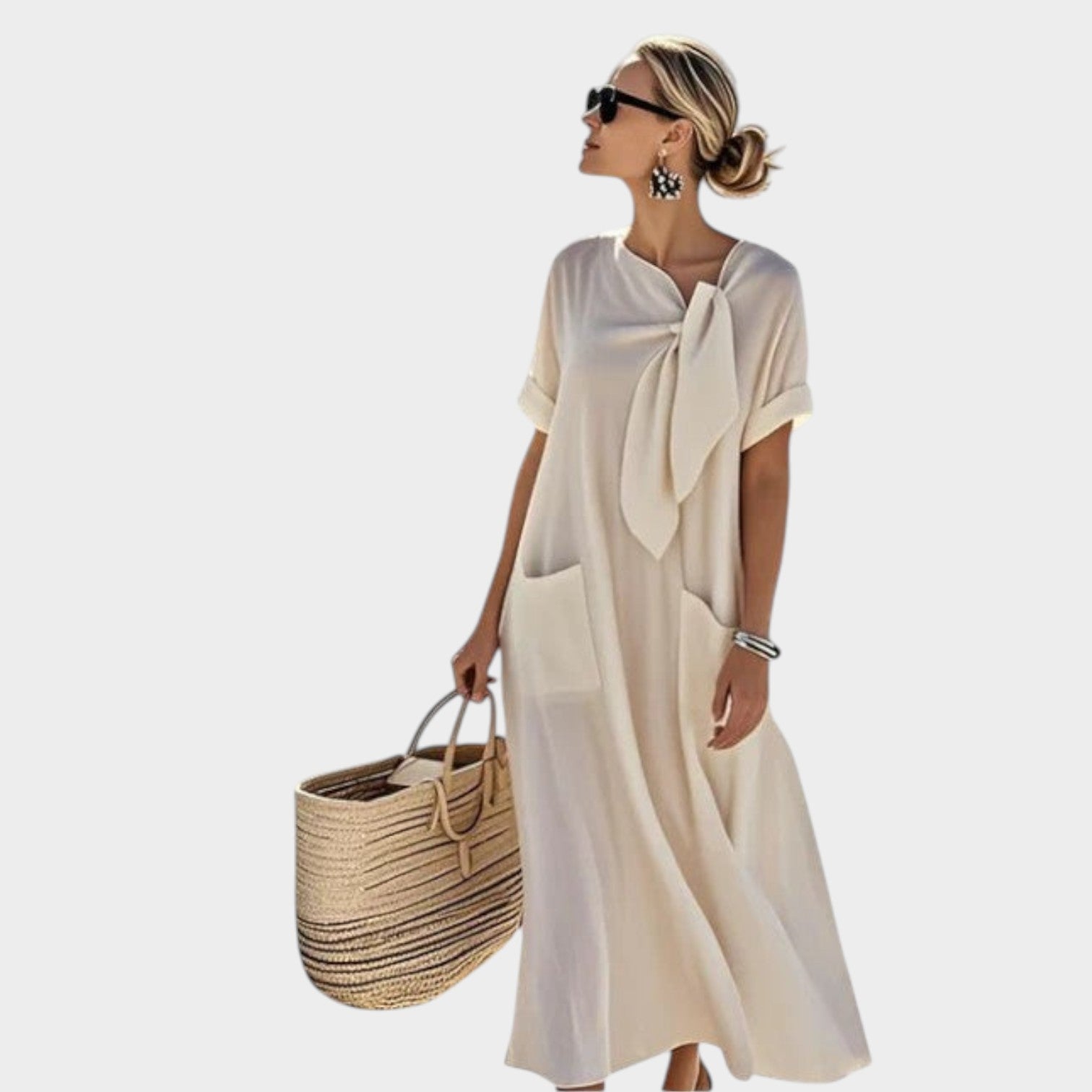 Elegant Midi Summer Dress