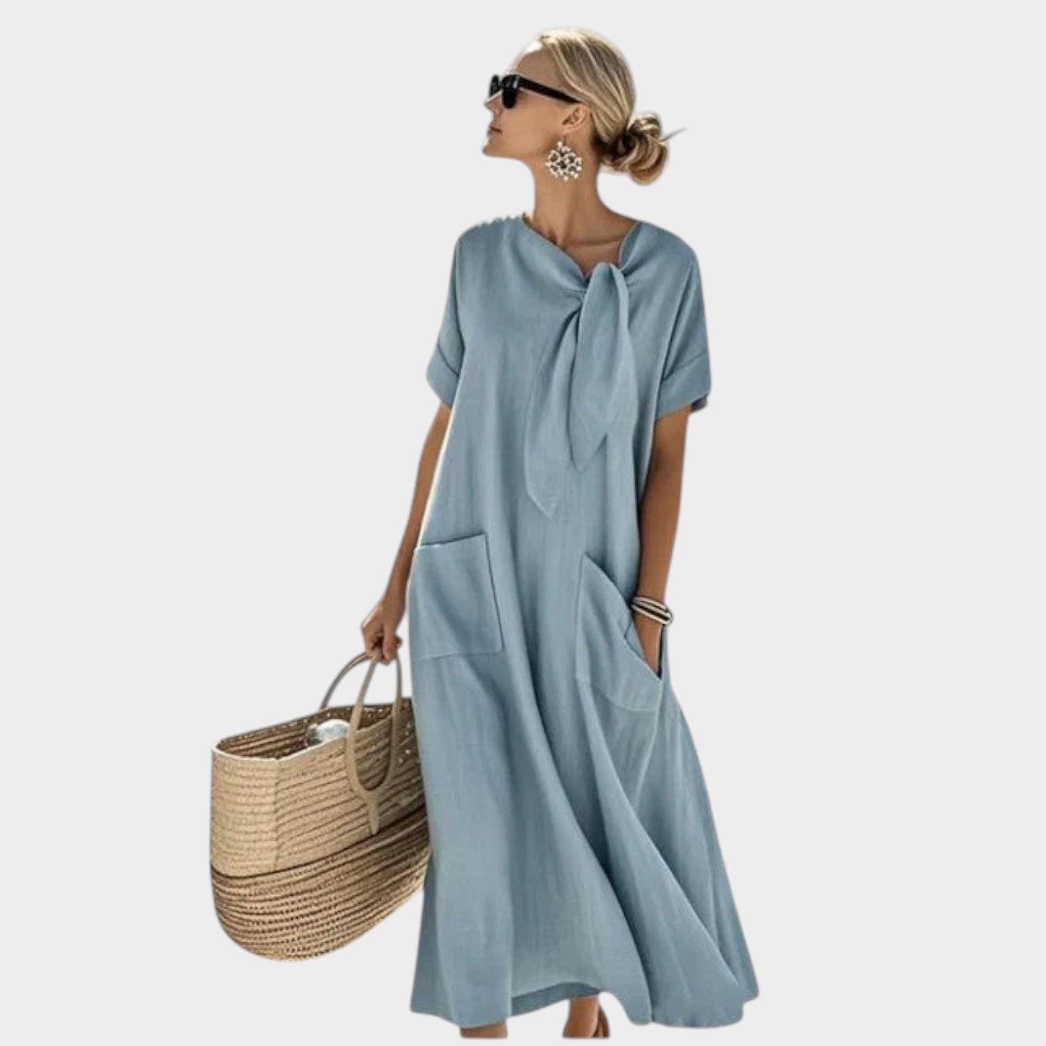 Elegant Midi Summer Dress