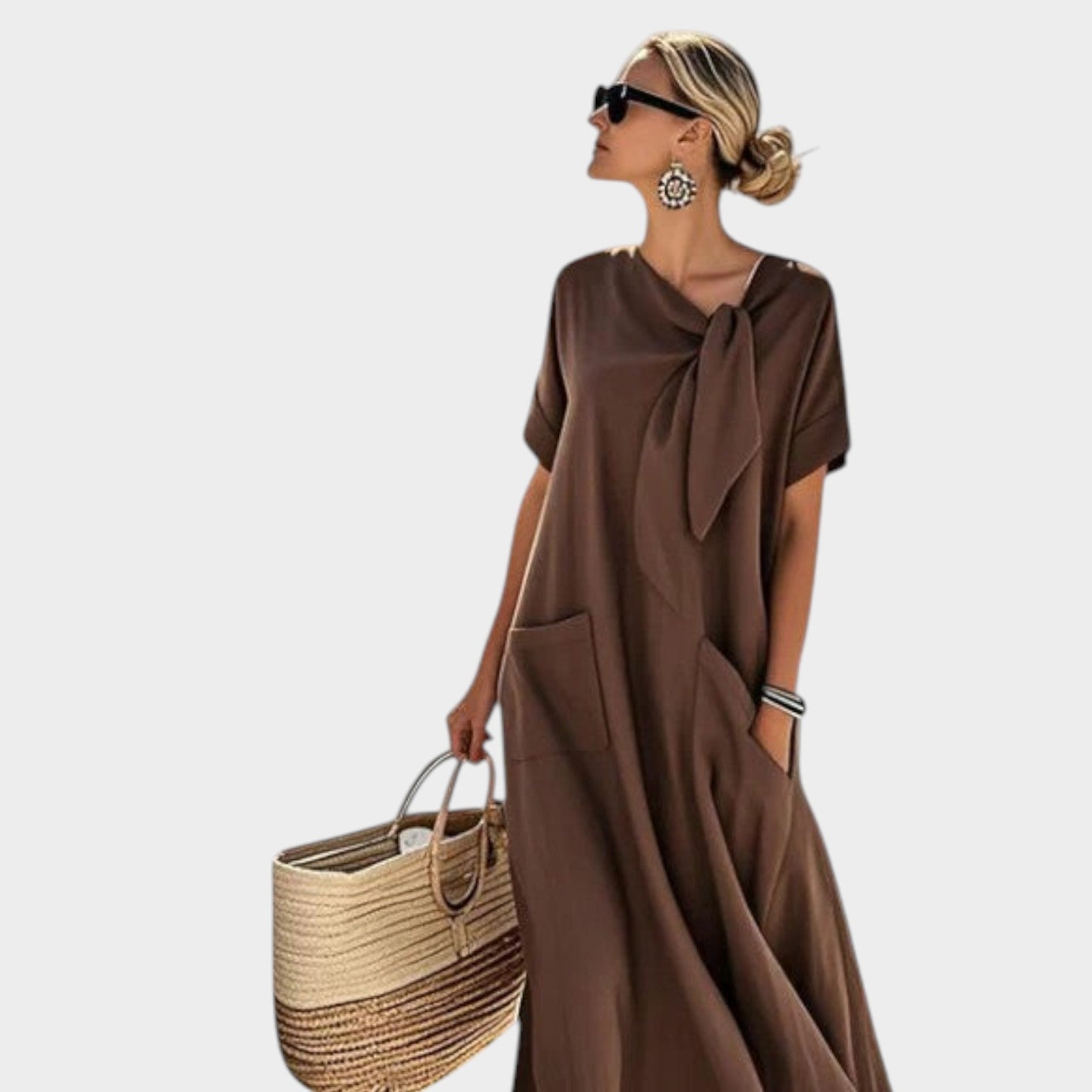 Elegant Midi Summer Dress