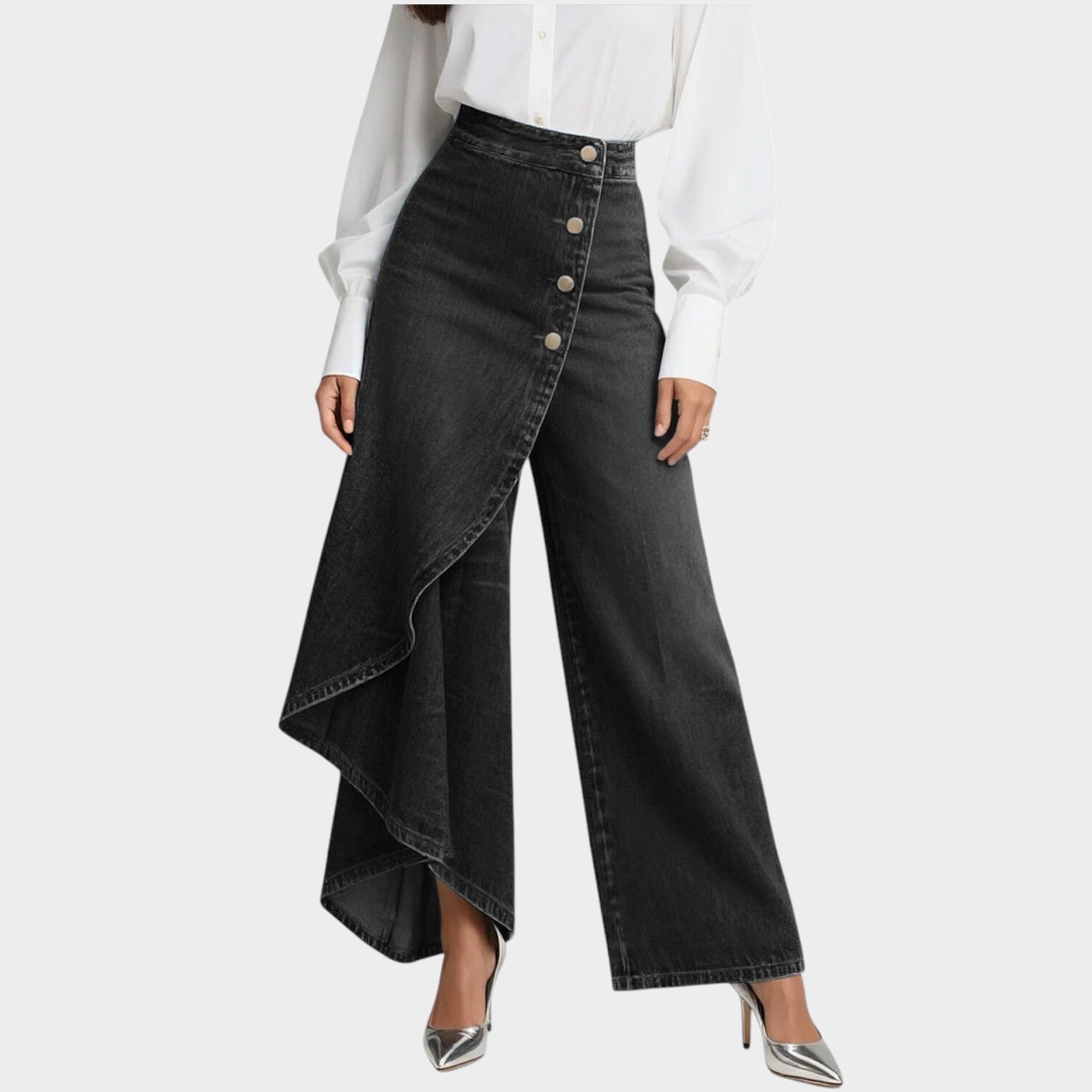High Waist Wide Pants