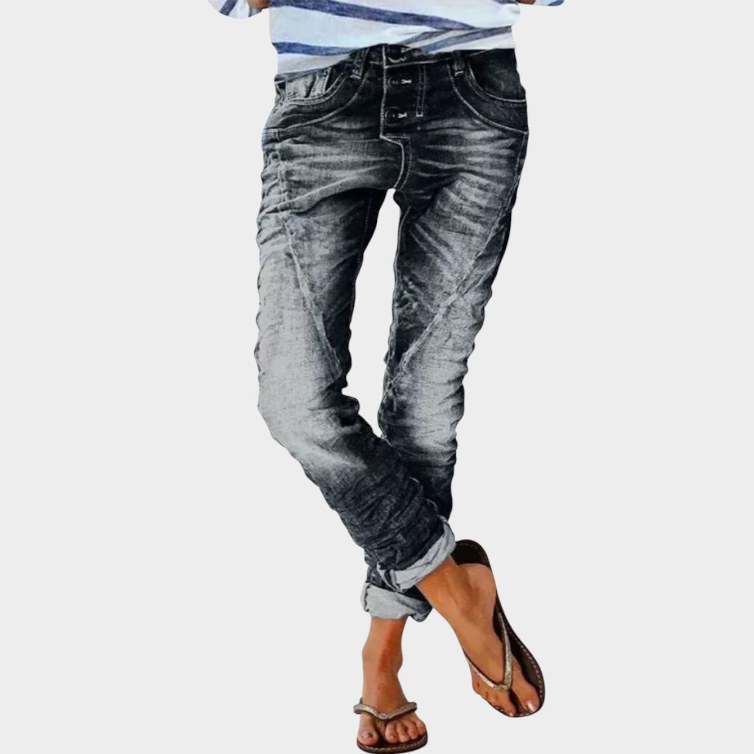 Stretch Slim Fit Denim Pants