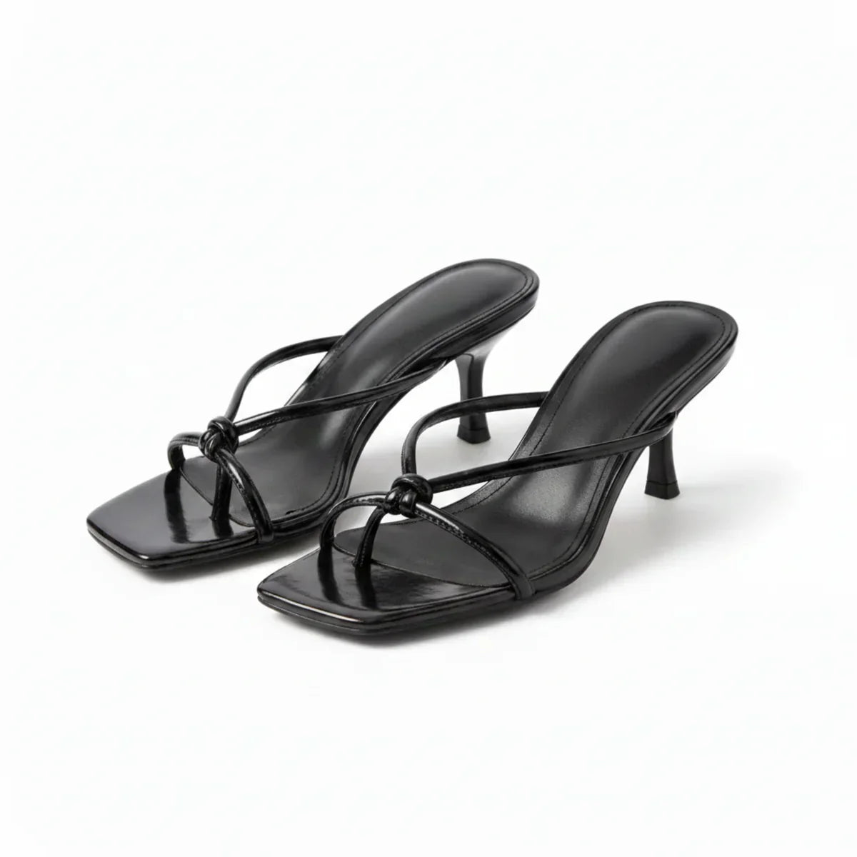 Raven | Women's Strappy Square Toe Block Heel Sandals"
Revised Title: "Raven | Women's Strappy Square-Toe Block Heel Sandals