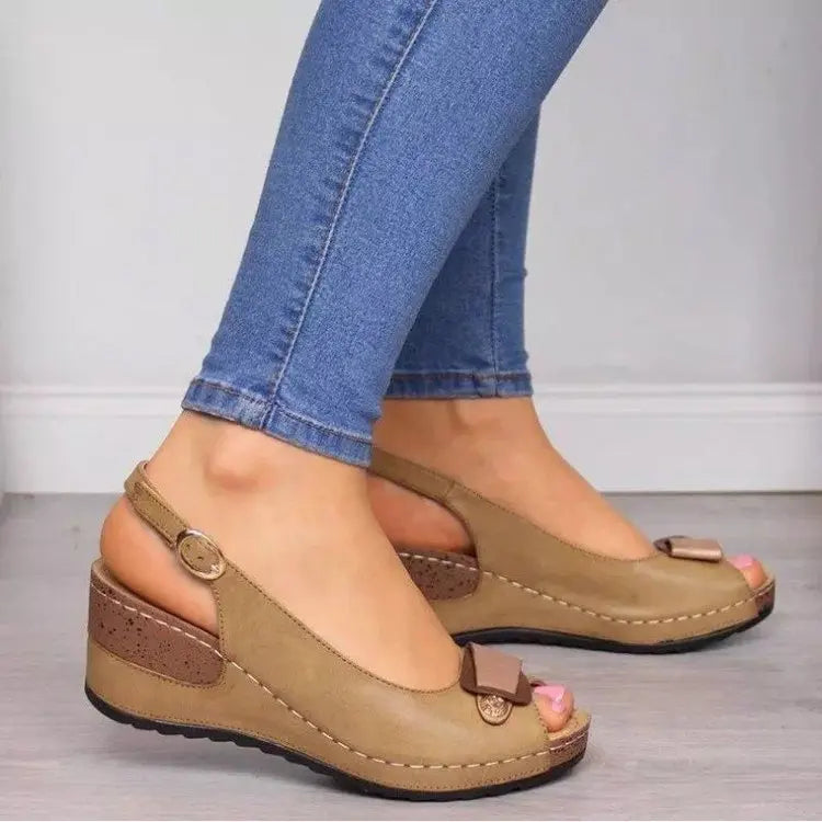 Valencia | Women's Cozy Wedge Sandals