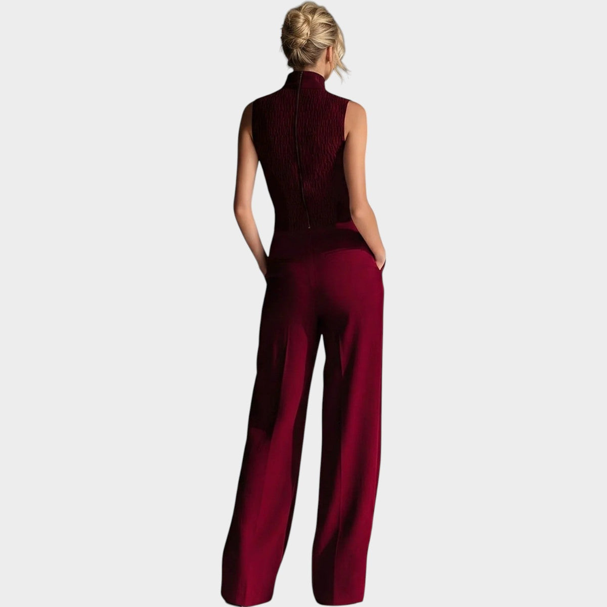 Women's Jumpsuit Tailored Wide Leg Fit