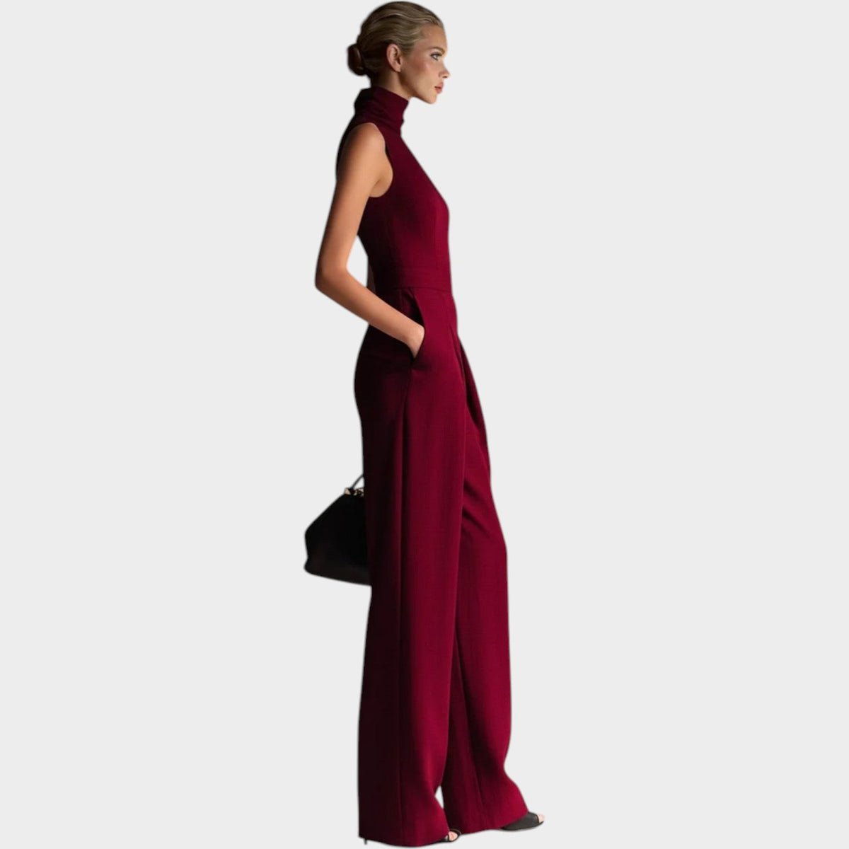 Women's Jumpsuit Tailored Wide Leg Fit