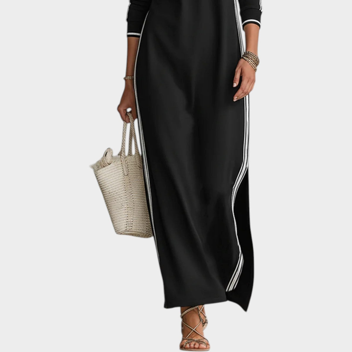 Women's Elegant Long Sleeve Maxi Dress
